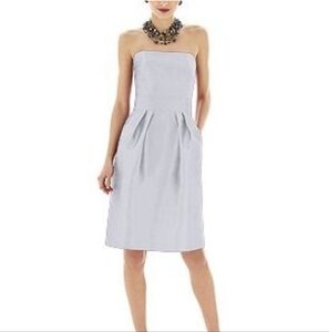 Alfred Sung NWT Jenny Dove Strapless Mini Cocktail Bridesmaid Dress